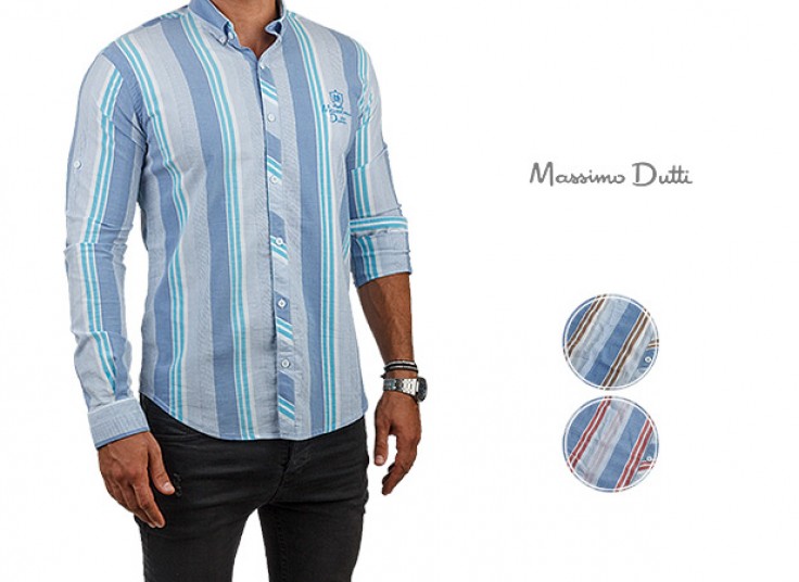 پیراهن مردانه طرح Massimo Dutti