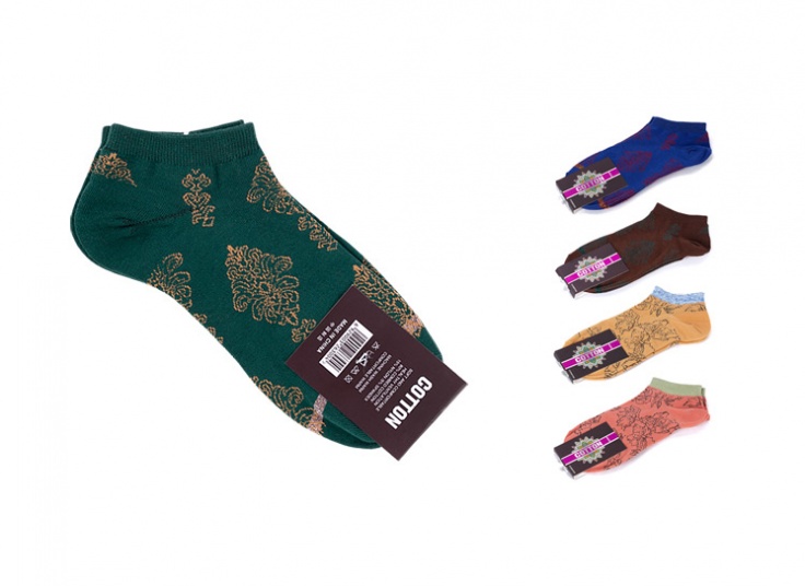 جوراب مچی طرحدار زنانه