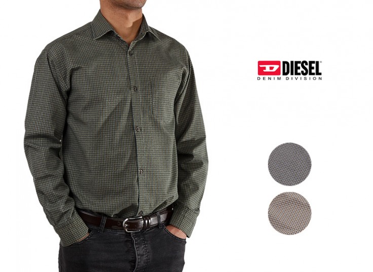پیراهن چهارخانه مردانه DIESEL