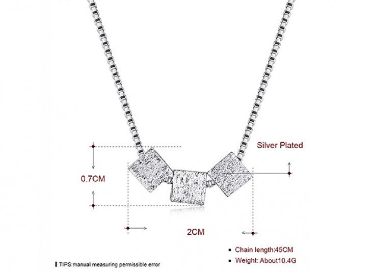 گردنبند آویز Cube Design