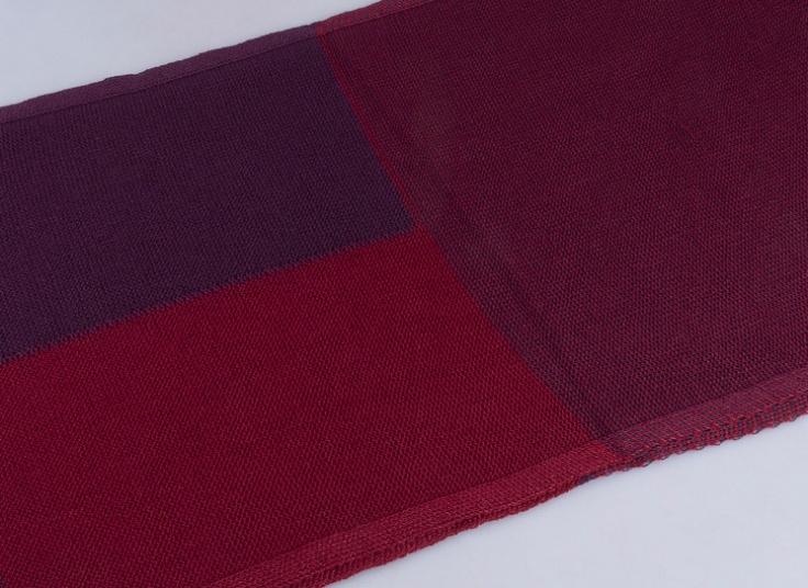 شال بافت زمستانی dichromatic