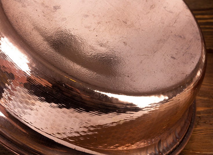 ظروف آشپزخانه مسی