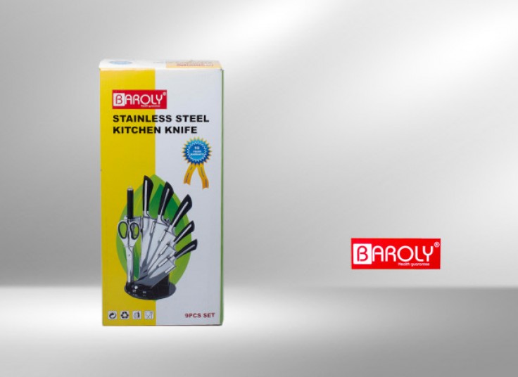 ست چاقو و استند  BAROLY
