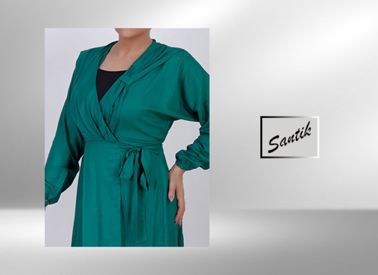 مانتو یقه پاپیونی  SANTIK