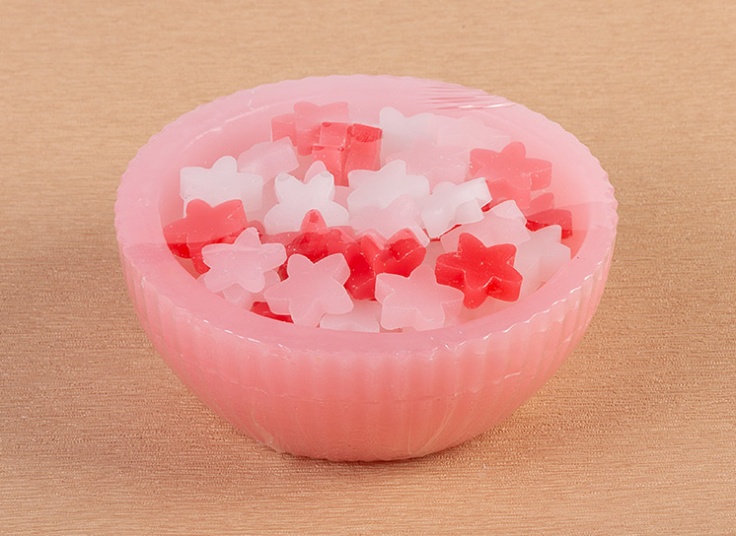 شمع کاسه ای مدل ستاره