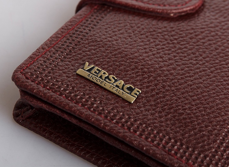 کیف پول پالتویی طرح Versace