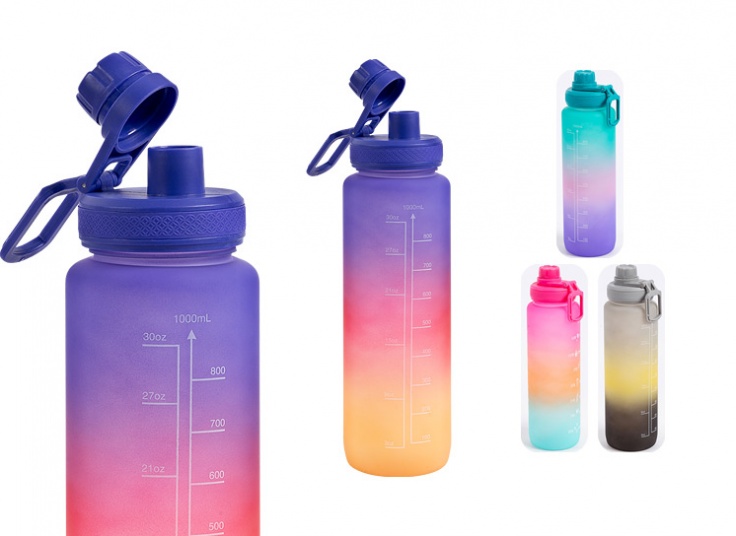 قمقمه ورزشی سه رنگ