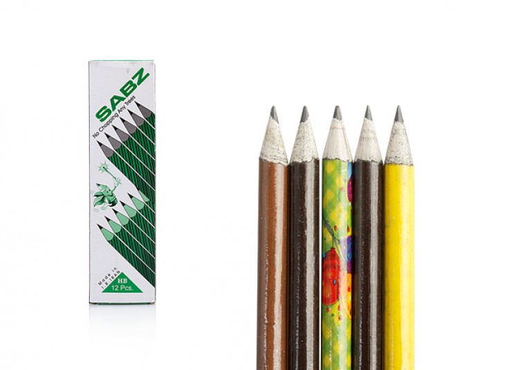 پکیج مداد مشکی سبز