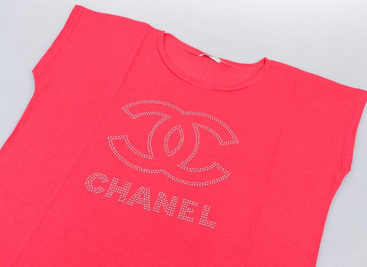 تیشرت زنانه سایز بزرگ طرح CHANEL