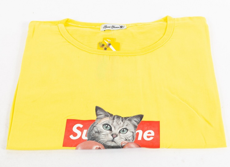 تیشرت زنانه طرح گربه