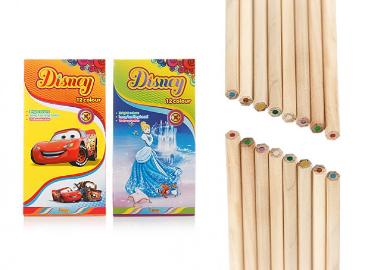 مداد رنگی 12 رنگ Disney