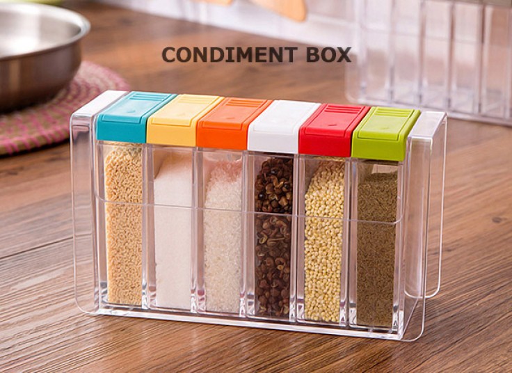 استند ادویه 6 تایی condiment box