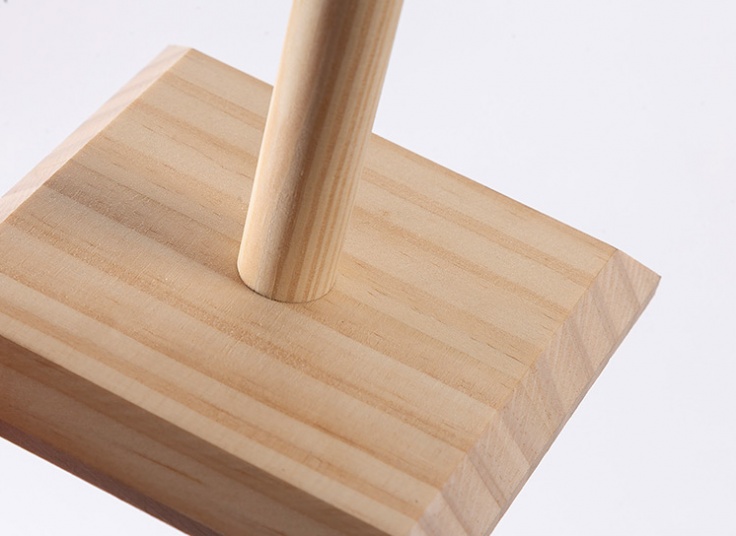 پایه رول دستمال کاغذی چوبی