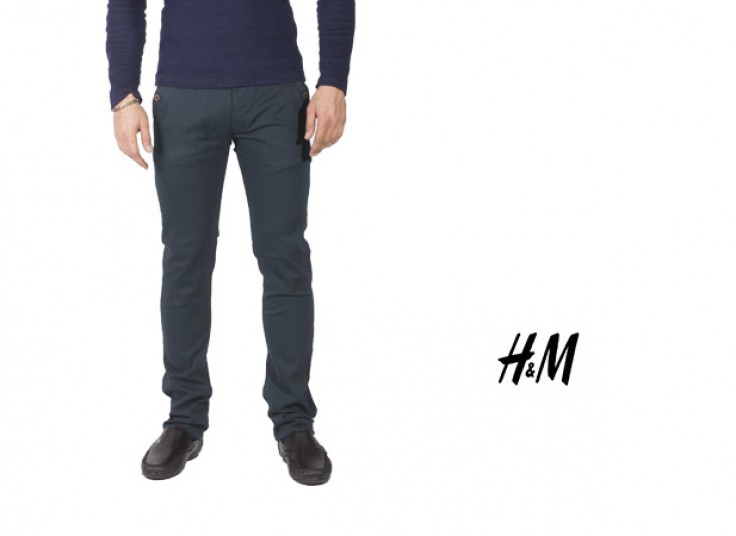 شلوار کتان اچ اند ام