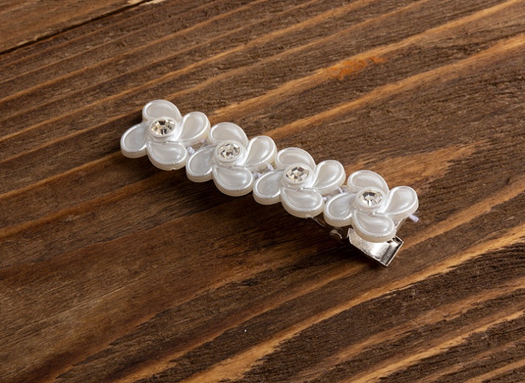 گیره مو انبری مرواریدی