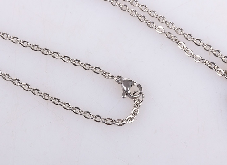 گردنبند نگین دار زنانه Steel