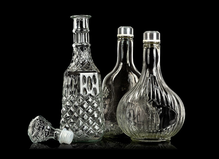 بطری شیشه ای