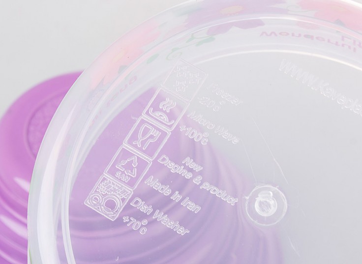 ظرف 5 تکه درب دار Rosy