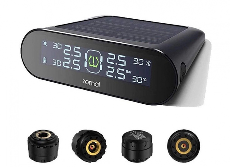 نمایشگر و سنسور فشار باد لاستیک شیائومی 70Mai Midrive T02