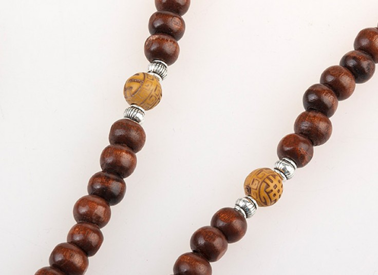 گردنبند مهره چوبی