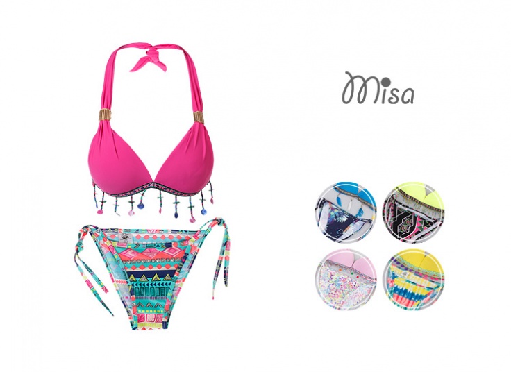 مایو دو تکه سگک دار Misa