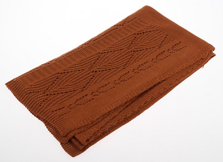 شال بافت زمستانی Knitted Rhombus