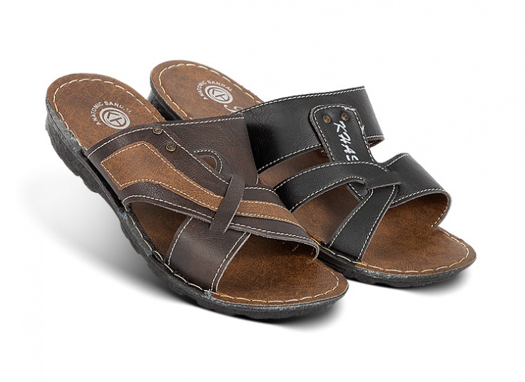 دمپایی چرمی مردانه Khas