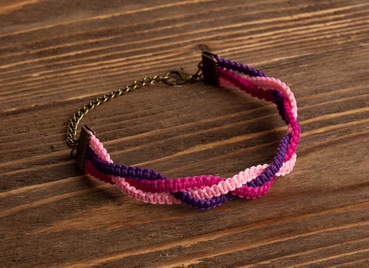 دستبند و پابند بافت Colorful