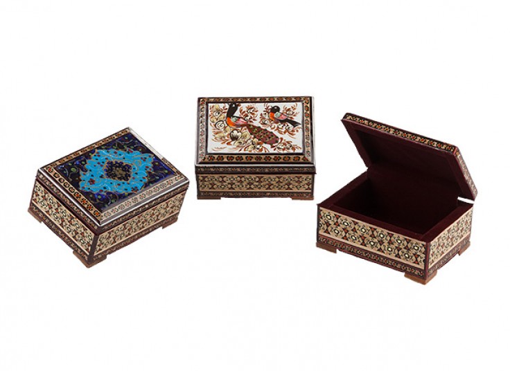 جعبه خاتم کاری