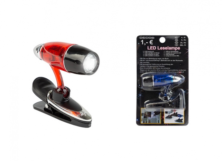 چراغ مطالعه LED گیره‌ای