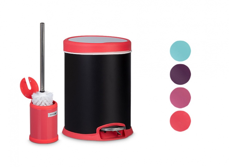 ست سطل زباله و فرچه PAPYON