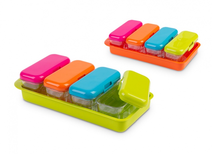 ظرف چهار تکه درب‌دار Pioneer