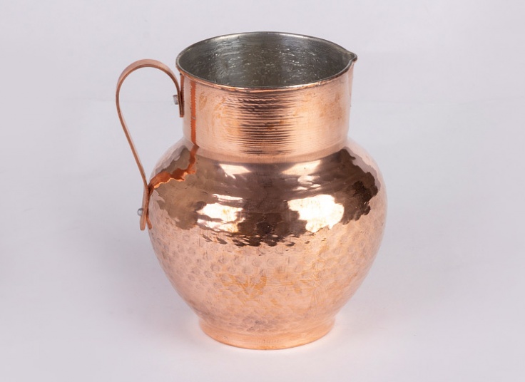 ظروف مسی چکش کاری شده