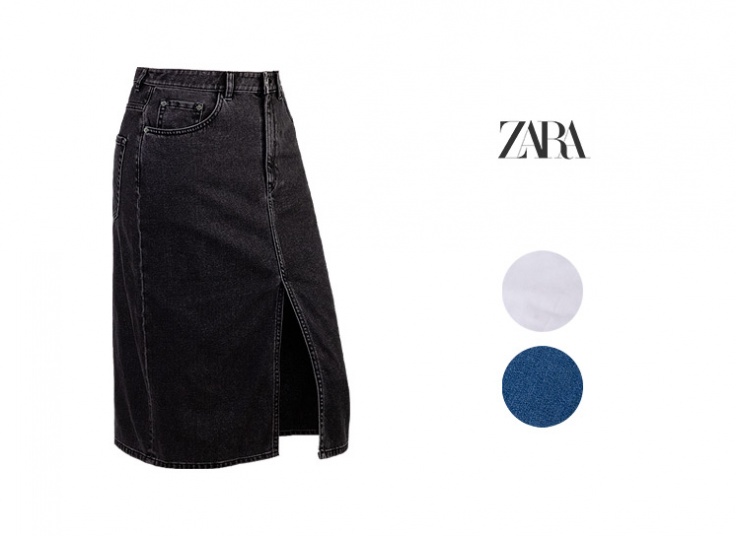 دامن جین زنانه طرح ZARA