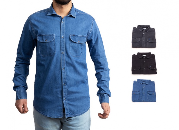 پیراهن جین مردانه Lee