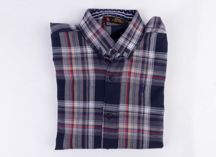 پیراهن مردانه چهارخانه POLO