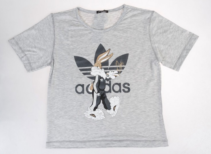 تیشرت زنانه طرح adidas