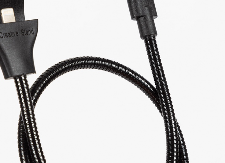 کابل شارژ استنددار Flexible Metal Cable