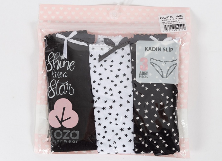 پک سه عددی لباس زیر زنانه KOZA