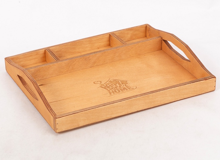 سینی سرو و پذیرایی چوبی