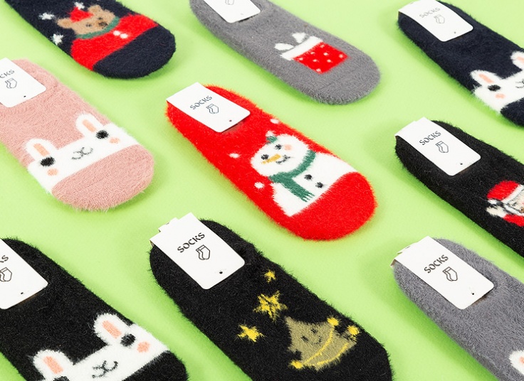 جوراب پشمی فانتزی