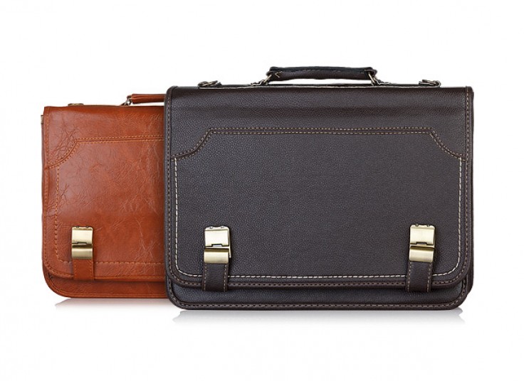 کیف اداری چرمی دو قفل