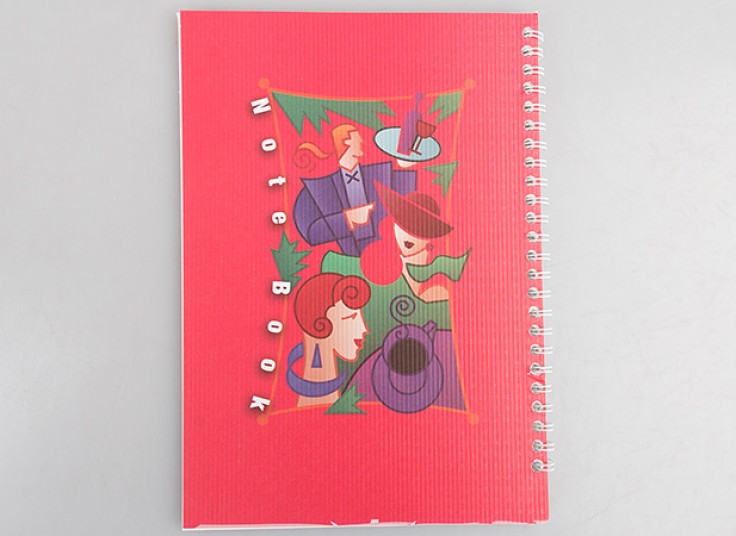 دفتر سیمی 50 برگ طرحدار