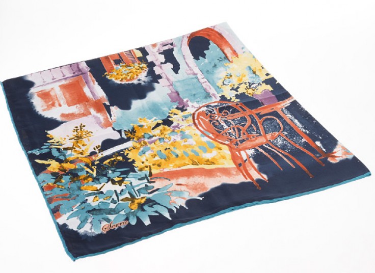 روسری ساتن ابریشم Serra