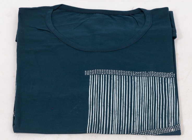 تیشرت زنانه سایز بزرگ طرحدار