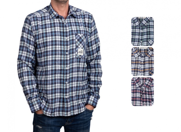 پیراهن پشمی مردانه BERSHKA