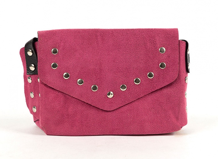 کیف دوشی پرچ دار