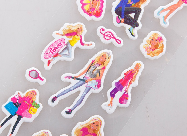 استیکر برجسته کارتونی