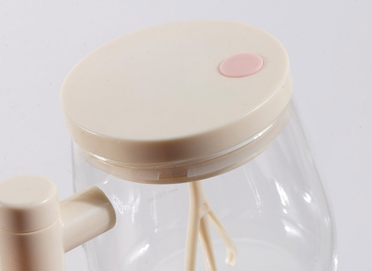 ماگ همزن دار شیشه ای