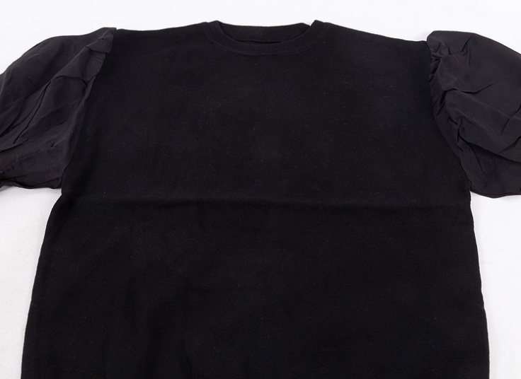 بلوز بافت آستین فانتزی